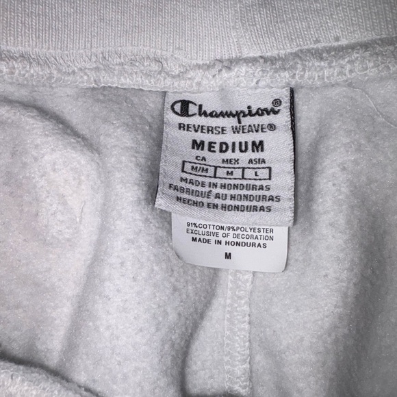 Champion Reverse Weave White Jogger Womens - Picture 2 of 9